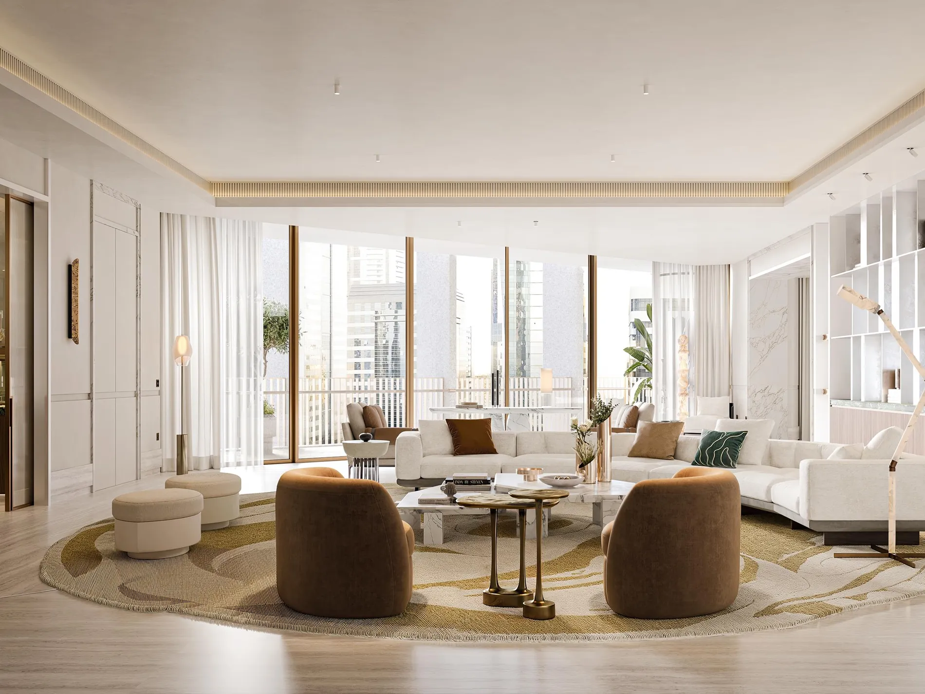 The great room — Carlyle Residences Dubai