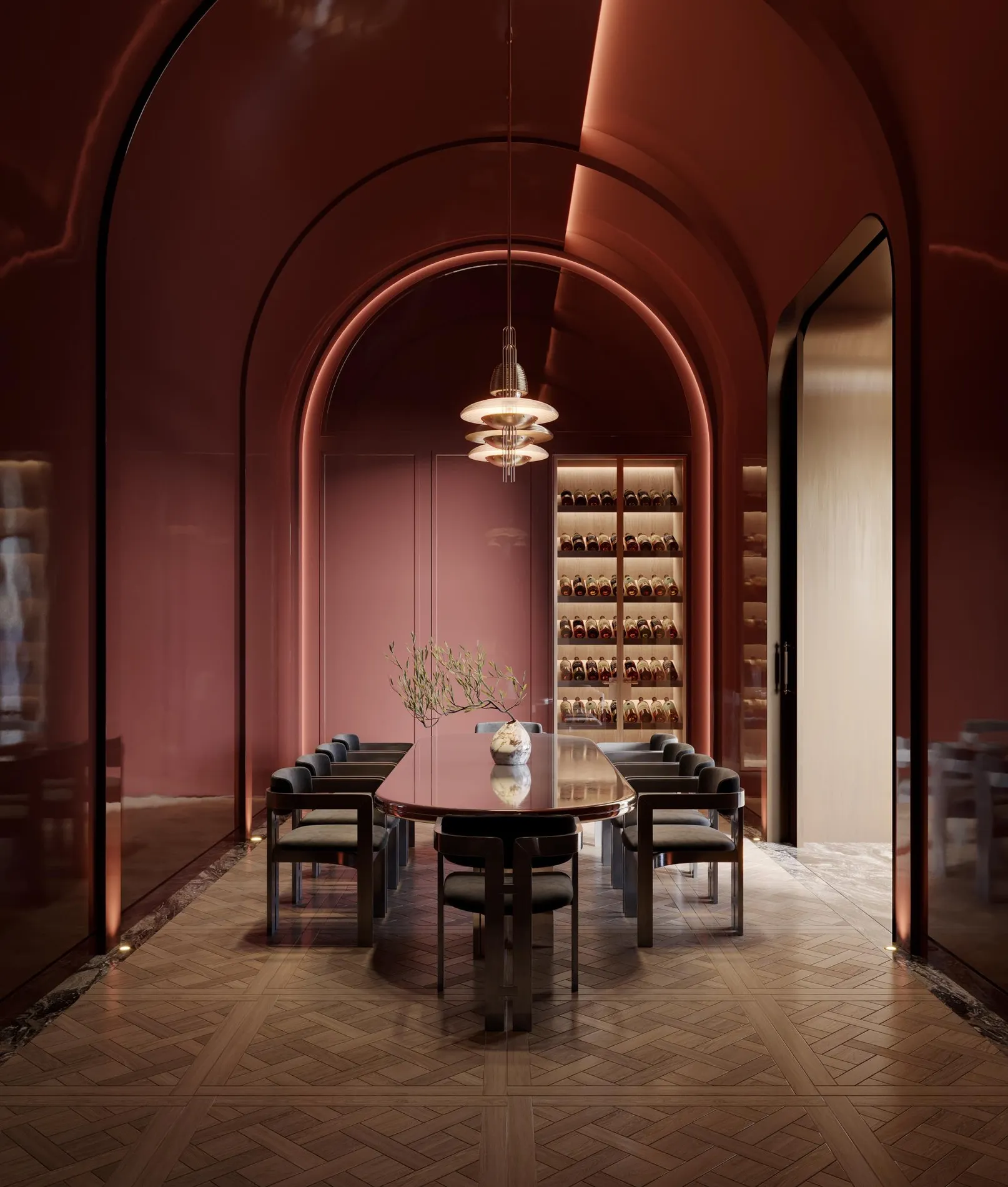 Private dining room — Carlyle Residences Dubai